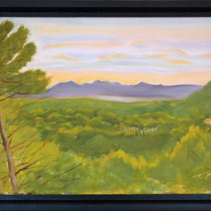 Les Alpilles le soir
