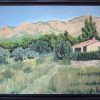painting of a Provence house, peinture d'une maison en Provence