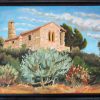 painting of a Provence house, peinture d'une maison en Provence