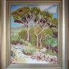 Oil sketch of Provence landscape, Esquisse aux huiles d'un paysage de Provence