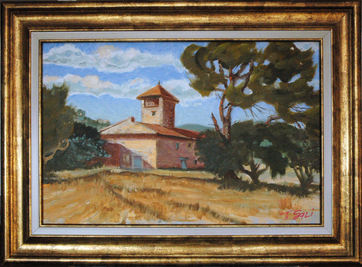 Stagecoach way-station in Provence, Relais de poste pour diligences en Provence